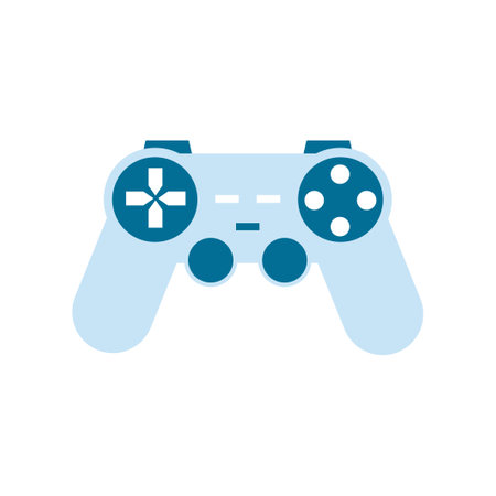 Joy stick as Equipment for streamers and blogger isolated on white background.