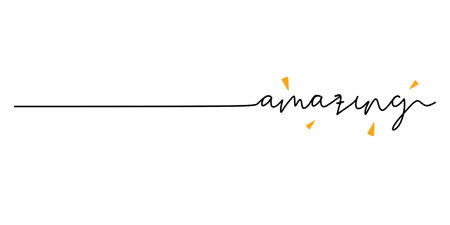 Anaismatic. Hand drawn vector lettering. Inspirational quote.のイラスト素材