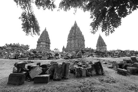 Prambanan Temple, Jogjakarta, Indonesiaの写真素材