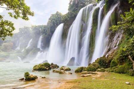 Ban Gioc watter falll, CaoBang,VietNameの写真素材