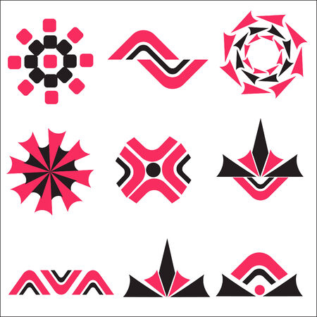 vector set: calligraphic design elements and page decoration - lots of useful elements to embellish your layoutのイラスト素材