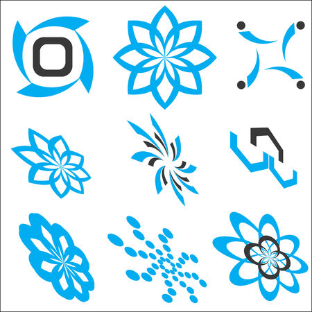 vector set: calligraphic design elements and page decoration - lots of useful elements to embellish your layoutのイラスト素材
