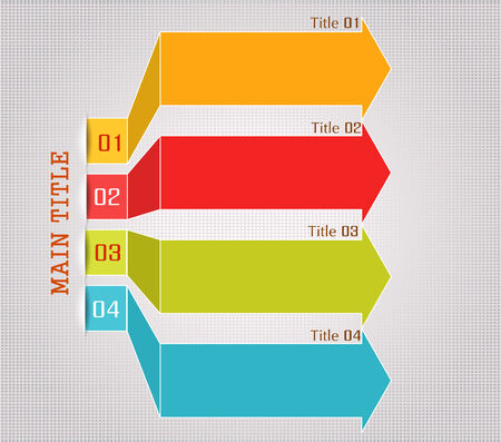 Modern spiral infographics options bannerのイラスト素材