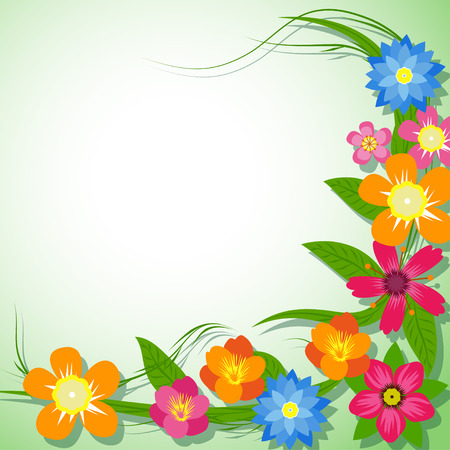 Spring flowerのイラスト素材