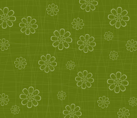vector background with flowersのイラスト素材