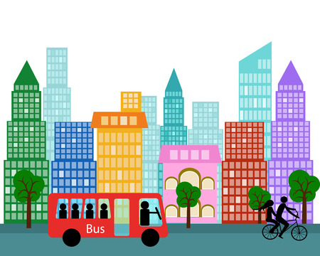 vector cityのイラスト素材