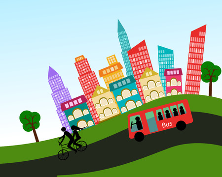 vector cityのイラスト素材