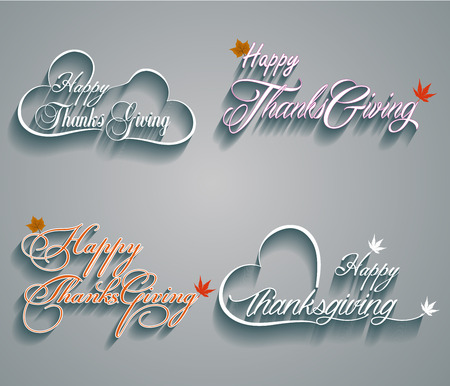 Happy Thanksgiving vectorのイラスト素材