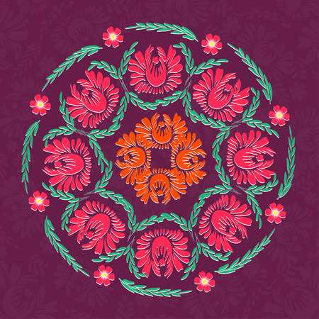 Vector background flowers springのイラスト素材