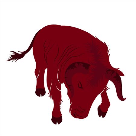 Happy chinese new year 2021 year of the ox flower and asian elements with craft style on backgroundのイラスト素材