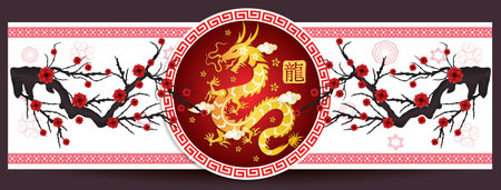 Happy chinese new year 2018 year of the ox,paper cut ox character,flower and asian elements with craft style on background.のイラスト素材