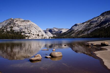 Tenaya Lake - Yosemite National Parkの写真素材