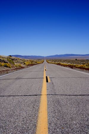 Endless roadの写真素材