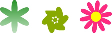 Flower Iconsのイラスト素材