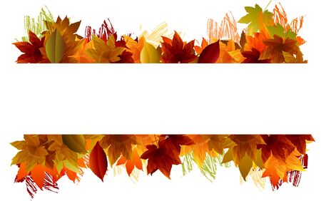 Fall background  EPS 10 file,all elements are in separate layers Very easy to edit having translucency and mesh use のイラスト素材