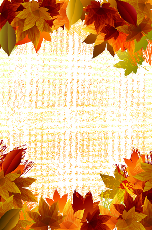 Fall background  EPS 10 file,all elements are in separate layers Very easy to edit having translucency and mesh use のイラスト素材