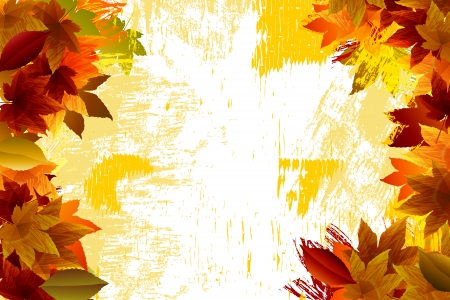 Fall background  EPS 10 file,all elements are in separate layers Very easy to edit having translucency and mesh use のイラスト素材