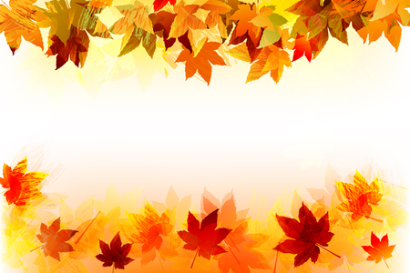 Fall background  EPS 10 file,all elements are in separate layers Very easy to edit having translucency and mesh use のイラスト素材