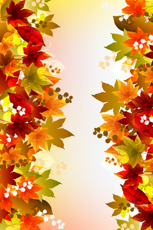 Beautiful Fall Background のイラスト素材