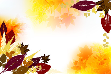 Beautiful Fall Background のイラスト素材