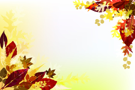 Beautiful Fall Background のイラスト素材