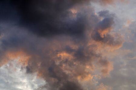 sky rain cloud dark sunset