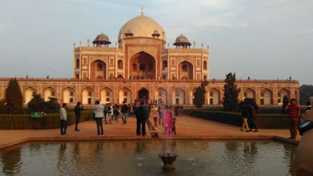 Humayun's Tombのeditorial素材