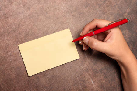 Writing Important Notes Drawing New Design Composing Letter Ideas Presenting Recording Written...