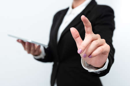 Presenting New Technology Ideas Discussing Technological Improvements Introducing Electronic Product Connecting People Video Calls Voice Messages Global Connectionsの写真素材