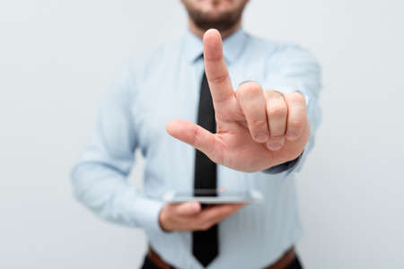 Presenting New Technology Ideas Discussing Technological Improvements Introducing Electronic Product Connecting People Video Calls Voice Messages Global Connectionsの写真素材