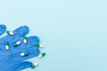 Prescribed Medicine Vitamins Minerals Curative Medical Supplies Scientific Studies Treatment Plans Laboratory Testing Illness Preventive Measures Treatment Plansの写真素材