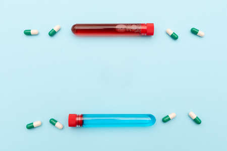 Prescribed Medicine Vitamins Minerals Curative Medical Supplies Scientific Studies Treatment Plans Laboratory Testing Illness Preventive Measures Treatment Plansの写真素材