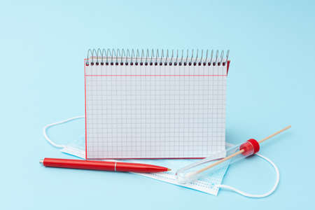 Writing Important Medical Notes Laboratory Testing New Virus Medicine Disease Illness Infection...