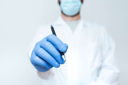 Scientist Demonstrating New Technology, Doctor Giving Medical Advice, Chemist Science Lectures...