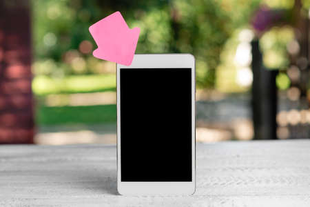 Abstract Outdoor Smartphone Photography, Displaying New Device, Garden Coffee Shop Ideas, Relaxation...