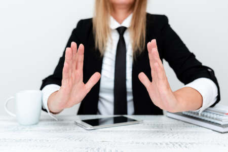 Explaining Company Problem, Abstract Providing Dispute Solutions, Discussing New Job, Proposing Big Project, Abstract Evaluating Employee Procedure, Work Interview Ideasの写真素材