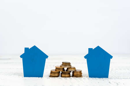 Preparing House Plans, Home Investment Ideas, Calculate Housing Cost, Property Tax Assesment, Presenting Household Budget, Residential Renovation Plan, Real Estate Businessの写真素材