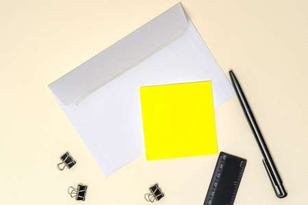 Multiple Assorted Collection Office Stationery Photo With Pens Pencils Notepads Notebook Ruler...