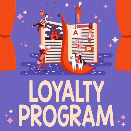 Handwriting text Loyalty Program. Word Written on marketing effort that provide incentives to repeat customers Fixing Program Code, Updating Application Software, Finding Programming Bugの写真素材