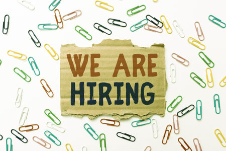 Writing displaying text We Are Hiring. Business concept recently you employ someone or pay someone to do particular job Creative Home Recycling Ideas And Designs Concepts Trash To Cash Ideaの写真素材