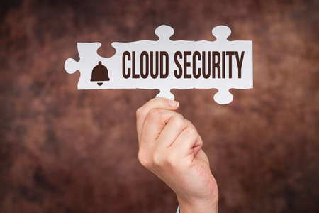 Writing displaying text Cloud Security. Internet Concept Protect the stored information safe Controlled technology Businesswoman Find Strategy For Resolving Connecting Missing Ideas At Workの写真素材