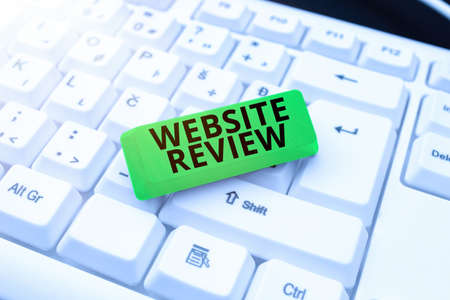 Conceptual display Website Review. Conceptual photo Reviews that can be posted about businesses and...