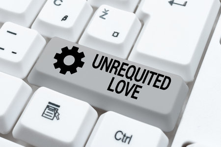 Text sign showing Unrequited Love. Conceptual photo not openly ...