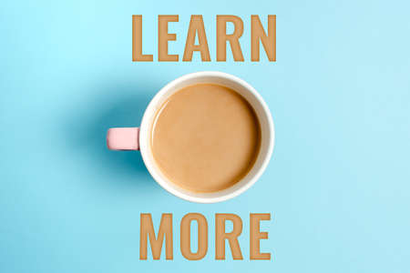 Hand writing sign Learn More. Business overview knowledge or skill acquired by instruction Considerable learning Display of Different Color Sticker Notes Arranged On flatlay Lay Backgroundの写真素材