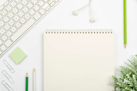 Multiple Assorted Collection Office Stationery Photo With Pens Pencils Notepads Notebook Ruler...