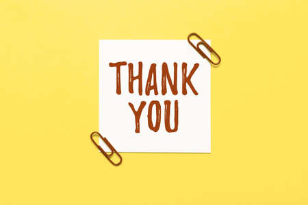 Text caption presenting Thank You. Concept meaning replaying on something good or greetings with pleased way Critical Thinking Finding Clues Answering Questions Collecting Dataの写真素材
