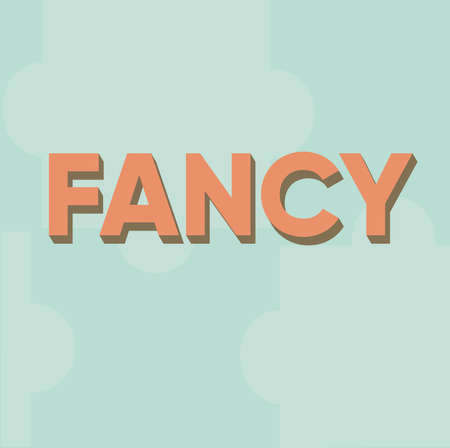Sign displaying Fancy. Concept meaning a feeling of liking or attraction one that is superficial or transient Line Illustrated Backgrounds With Various Shapes And Colours.の写真素材