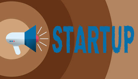 Inspiration showing sign Startup. Business idea the action of setting something in motion newly...