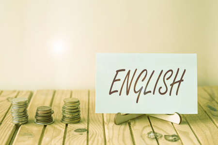 Inspiration showing sign English. Internet Concept Related to England showing language culture...
