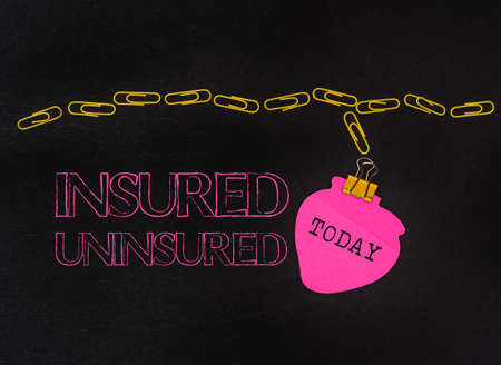 Inspiration showing sign Insured Uninsured. Business overview Company selling insurance Checklist to...